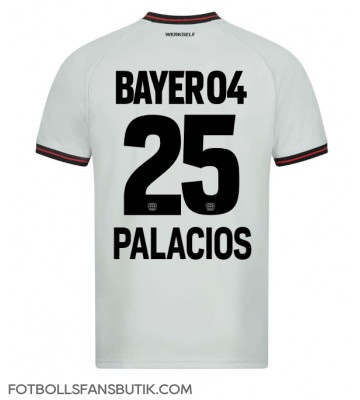 Bayer Leverkusen Exequiel Palacios #25 Replika Bortatröja 2023-24 Kortärmad